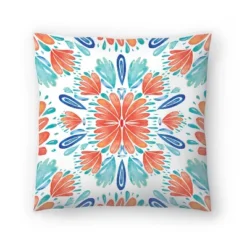 Americanflat Flor Coral Blue Folksy By Kristine Lombardi Throw Pillow 11 Americanflat Flor Coral Blue Folksy By Kristine Lombardi Throw Pillow -Americanflat GUEST 7fa064f6 bf84 47d1 957e 830df65b2fa9