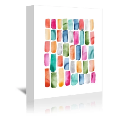 Americanflat Colorful Brushstrokes By Lisa Nohren Wrapped Canvas 8 Americanflat Colorful Brushstrokes By Lisa Nohren Wrapped Canvas - Image 6