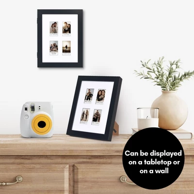 Americanflat 9x11 Picture Frame With Storage - Fits Four 2x3 Instant-Print Photos - Quick Change Storage Frame Holds Up To 100 Photos - Black 6 Americanflat 9x11 Picture Frame With Storage - Fits Four 2x3 Instant-Print Photos - Quick Change Storage Frame Holds Up To 100 Photos - Black - Image 4