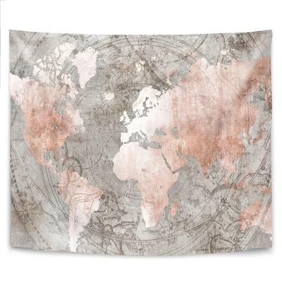 Americanflat Celestial World Map By PI Creative Art Wall Tapestry 5 Americanflat Celestial World Map By PI Creative Art Wall Tapestry - Image 3