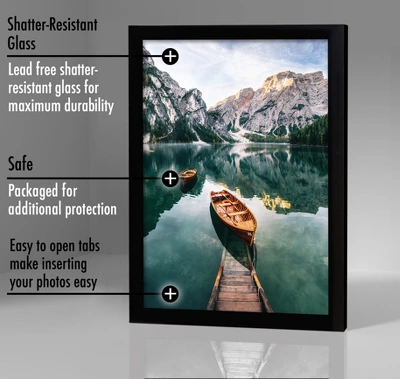 Americanflat Picture Frame With Tempered Shatter-resistant Glass - Available In A Variety Of Sizes And Colors 5 Americanflat Picture Frame With Tempered Shatter-resistant Glass - Available In A Variety Of Sizes And Colors - Image 3