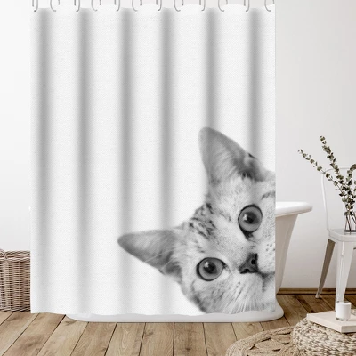 Americanflat 71" X 74" Shower Curtain By NUADA 4 Americanflat 71" X 74" Shower Curtain By NUADA - Image 2