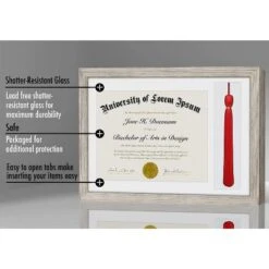 Americanflat 11x16 Graduation Frame With Tempered Shatter-resistant Glass - 2 Opening Mat Displays 8.5"x11" Diploma Or Certificate And Tassle - Available In A Variety Of Colors 15 Americanflat 11x16 Graduation Frame With Tempered Shatter-resistant Glass - 2 Opening Mat Displays 8.5"x11" Diploma Or Certificate And Tassle - Available In A Variety Of Colors -Americanflat GUEST 89ae38c5 5bf3 4939 9d1d d495d8c33f81