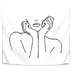 Americanflat Thinking By Martina Wall Tapestry -Americanflat GUEST 8c651a0c ca39 4daa 84b9 c7ecc0df2fbb