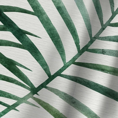 Americanflat 71" X 74" Shower Curtain, Emerald Palms By Modern Tropical 5 Americanflat 71" X 74" Shower Curtain, Emerald Palms By Modern Tropical - Image 3
