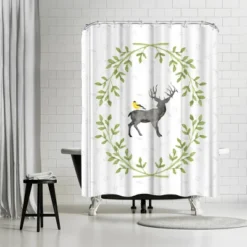 Americanflat 71" X 74" Shower Curtains - Available In Variety Of Styles -Americanflat GUEST 8d0a0266 dc28 4444 a094 56a9a1f91ea5