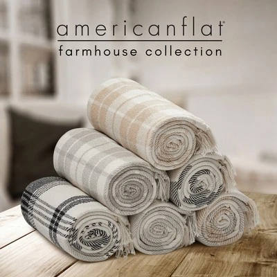 Americanflat 50x60 Throw Blanket - Soft And Breathable Cotton Throw Blanket For Couch, Bed, Chair - Camel And Beige Plaid Blanket 6 Americanflat 50x60 Throw Blanket - Soft And Breathable Cotton Throw Blanket For Couch, Bed, Chair - Camel And Beige Plaid Blanket - Image 5