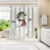 Americanflat 71" X 74" Shower Curtain, Holiday Snowman By PI Creative Art 2 Americanflat 71" X 74" Shower Curtain, Holiday Snowman By PI Creative Art -Americanflat GUEST 90252059 2a70 449e bf55 3b6b3cdc081e