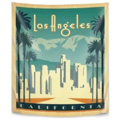Los Angeles By Anderson Design Group Wall Tapestry - Americanflat -Americanflat GUEST 9044b832 3469 4809 9d8e f08908d69c40