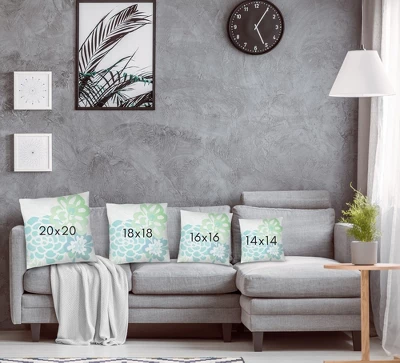 Coastal Floral By Modern Tropical Throw Pillow - Americanflat 5 Coastal Floral By Modern Tropical Throw Pillow - Americanflat - Image 3