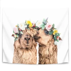 Alpaca Love By Sisi And Seb Wall Tapestry - Americanflat -Americanflat GUEST 90d72797 f455 473f a06d acac9916f504