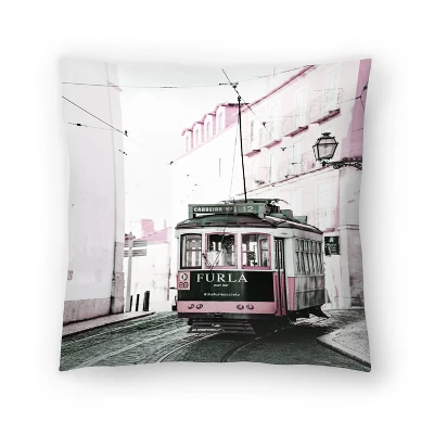 Pink Furla Tram By Tanya Shumkina Throw Pillow - Americanflat 7 Pink Furla Tram By Tanya Shumkina Throw Pillow - Americanflat - Image 5