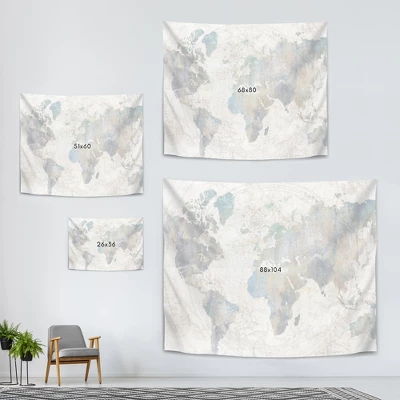 Americanflat Celestial Map By PI Creative Art Wall Tapestry 4 Americanflat Celestial Map By PI Creative Art Wall Tapestry - Image 2