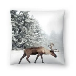 Moose In The Winter Forest By Tanya Shumkina Throw Pillow - Americanflat 12 Moose In The Winter Forest By Tanya Shumkina Throw Pillow - Americanflat -Americanflat GUEST 95604de3 374e 48e3 b91c 745b1b609685
