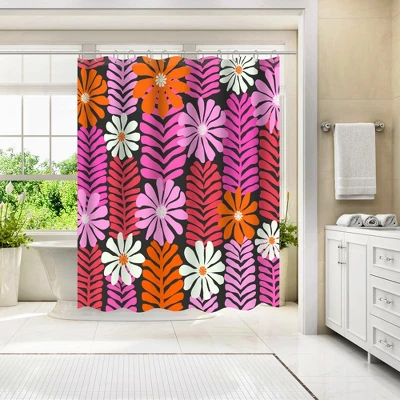 Americanflat 71X74 Abstract Shower Curtain By The Print Republic 3 Americanflat 71X74 Abstract Shower Curtain By The Print Republic