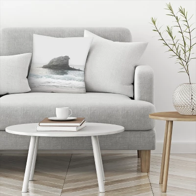 Blue Waves California By Tanya Shumkina Throw Pillow - Americanflat 4 Blue Waves California By Tanya Shumkina Throw Pillow - Americanflat - Image 2