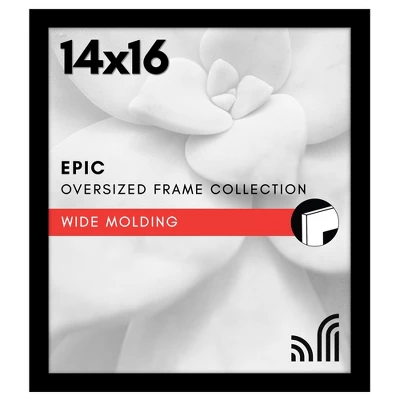 Americanflat 14x16 Picture Frame With Polished Plexiglass - Black Picture Frame - Wide Photo Frames Made Of Engineered Wood For Vertical Or Horizontal 3 Americanflat 14x16 Picture Frame With Polished Plexiglass - Black Picture Frame - Wide Photo Frames Made Of Engineered Wood For Vertical Or Horizontal