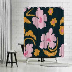 Americanflat 71x74 Floral & Botanical Shower Curtain By Miho Art Studio -Americanflat GUEST 9c17d8f3 0f09 4410 ab3d 98b15c6dab2c