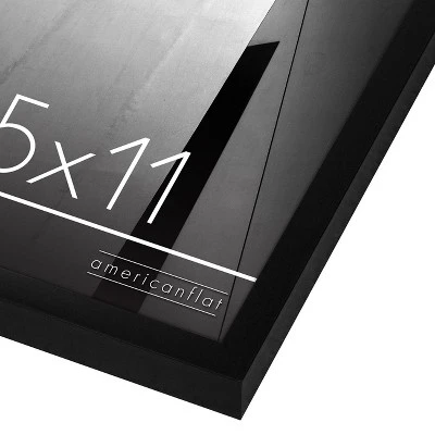 Americanflat 8.5x11 Picture Frame With Shatter-Resistant Glass - Streamline Collection - Thin Border Photo Frame For Wall - Black 7 Americanflat 8.5x11 Picture Frame With Shatter-Resistant Glass - Streamline Collection - Thin Border Photo Frame For Wall - Black - Image 5