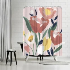 Americanflat 71" X 74" Shower Curtain Style 6 By PI Creative Art - Available In Variety Of Styles -Americanflat GUEST 9e66784c 9527 4052 97fd 8ab2858c470b