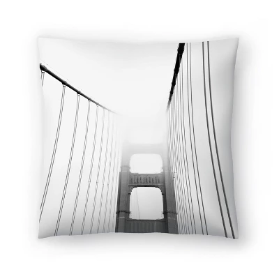 Golden Gate Front In Black And White By Tanya Shumkina Throw Pillow - Americanflat 6 Golden Gate Front In Black And White By Tanya Shumkina Throw Pillow - Americanflat - Image 4