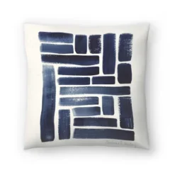 Americanflat Blue Strokes Gouache Throw Pillow By Pauline Stanley 7 Americanflat Blue Strokes Gouache Throw Pillow By Pauline Stanley -Americanflat GUEST a1ef2c29 06d5 4e79 a158 a5b9ec774c00