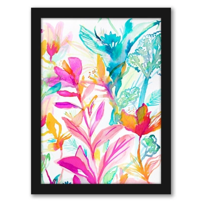 Jeweel Toned Watercolors By Hope Bainbridge - Modern 8 Piece Black Framed Art Set - Americanflat 4 Jeweel Toned Watercolors By Hope Bainbridge - Modern 8 Piece Black Framed Art Set - Americanflat - Image 2