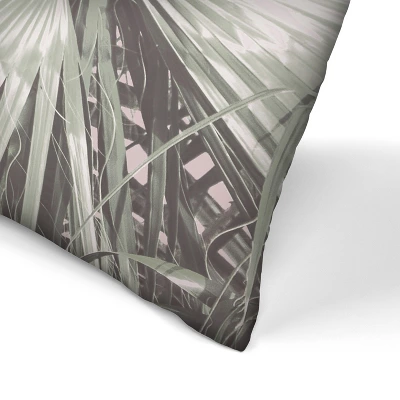 Tropical Plant On Pink By Tanya Shumkina Throw Pillow - Americanflat 3 Tropical Plant On Pink By Tanya Shumkina Throw Pillow - Americanflat