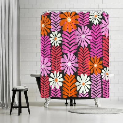 Americanflat 71X74 Abstract Shower Curtain By The Print Republic 6 Americanflat 71X74 Abstract Shower Curtain By The Print Republic - Image 4