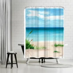 Americanflat 71" X 74" Shower Curtain By Michelle Mospens -Americanflat GUEST a57b075c d4ea 4211 8945 b775e39d3fef