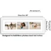 Americanflat 6x20 Collage Picture Frame With Shatter-Resistant Glass - Fits (3) 4x6 Photos Or One 6x20 Photo - Gallery Wall Frame Set - White 1 Americanflat 6x20 Collage Picture Frame With Shatter-Resistant Glass - Fits (3) 4x6 Photos Or One 6x20 Photo - Gallery Wall Frame Set - White -Americanflat GUEST a6c13b47 c90f 4f2a 82b4 9ff6e4c15921