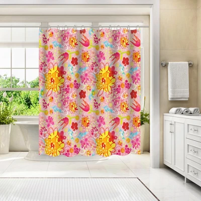 Americanflat 71" X 74" Shower Curtain By Kristine Lombardi 3 Americanflat 71" X 74" Shower Curtain By Kristine Lombardi