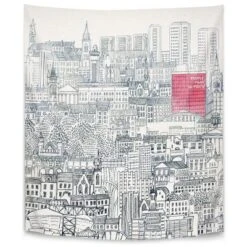 People Make Glasgow By David Fleck Wall Tapestry - Americanflat -Americanflat GUEST a8cd8979 5351 43b6 ad11 d13e40257e3a