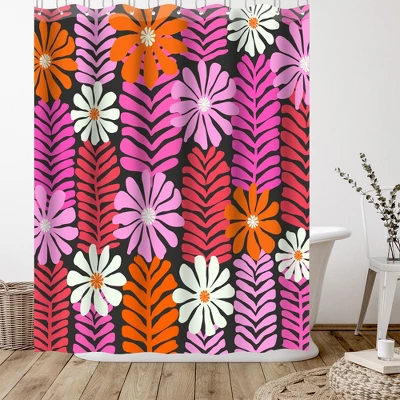 Americanflat 71X74 Abstract Shower Curtain By The Print Republic 4 Americanflat 71X74 Abstract Shower Curtain By The Print Republic - Image 2