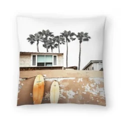 Surf Boards By Tanya Shumkina Throw Pillow - Americanflat -Americanflat GUEST ab511850 4a45 4b1b bf82 ebcd5c93bca9