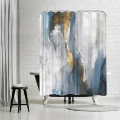 Americanflat 71" X 74" Shower Curtain Style 10 By PI Creative Art - Available In Variety Of Styles -Americanflat GUEST ad6138d4 5daa 4d85 9414 efdde0e6b152