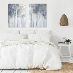 (Set Of 2) Fog And Gold By PI Creative Art Wall Art Set - Americanflat