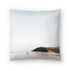 California Beach With Walking Man By Tanya Shumkina Throw Pillow - Americanflat -Americanflat GUEST ae80cc23 9c3f 4cd9 b32d 93c856f8ad34