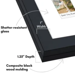 Americanflat 9x11 Picture Frame With Storage - Fits Four 2x3 Instant-Print Photos - Storage Frame Holds Up To 100 Photos - Black 14 Americanflat 9x11 Picture Frame With Storage - Fits Four 2x3 Instant-Print Photos - Storage Frame Holds Up To 100 Photos - Black -Americanflat GUEST b1874b98 2946 4a41 8ea1 630f0b7cb388