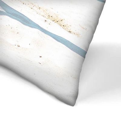 Surfboard Near Tropical Palm By Tanya Shumkina Throw Pillow - Americanflat 3 Surfboard Near Tropical Palm By Tanya Shumkina Throw Pillow - Americanflat