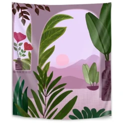 Tropical Morning By Modern Tropical Wall Tapestry 9 Tropical Morning By Modern Tropical Wall Tapestry -Americanflat GUEST b47503a1 e3d1 4aa1 9b31 1a91b0d89086