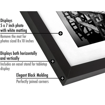 Americanflat Picture Frame With Tempered Shatter-resistant Glass - Available In A Variety Of Sizes And Styles 4 Americanflat Picture Frame With Tempered Shatter-resistant Glass - Available In A Variety Of Sizes And Styles - Image 2