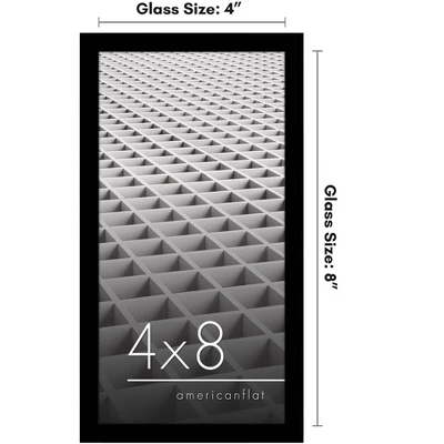 Americanflat 4x8 Picture Frame - Streamline Collection - Thin Border Photo Frame For Tabletop And Wall Display - Black 3 Americanflat 4x8 Picture Frame - Streamline Collection - Thin Border Photo Frame For Tabletop And Wall Display - Black