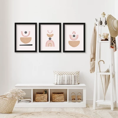 (Set Of 3) Boho Rainbows By Tanya Shumkina Framed Triptych Wall Art Set - Americanflat 3 (Set Of 3) Boho Rainbows By Tanya Shumkina Framed Triptych Wall Art Set - Americanflat