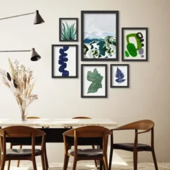 (Set Of 6) Framed Prints Gallery Wall Art Set Green Mountains By Louise Robinson - Americanflat 12 (Set Of 6) Framed Prints Gallery Wall Art Set Green Mountains By Louise Robinson - Americanflat -Americanflat GUEST bedb8a17 6059 4d44 be97 d9055b128bd6