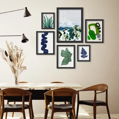 (Set Of 6) Framed Prints Gallery Wall Art Set Green Mountains By Louise Robinson - Americanflat 6 (Set Of 6) Framed Prints Gallery Wall Art Set Green Mountains By Louise Robinson - Americanflat - Image 4