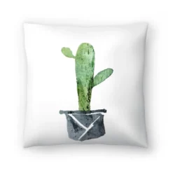 Cactus In Black Pot By Tanya Shumkina Throw Pillow - Americanflat -Americanflat GUEST c076a194 8eac 46c7 a454 5d55c5886d60