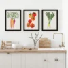Americanflat Vegetable Garden By World Art Group - 3 Piece Gallery Framed Print Art Set -Americanflat GUEST c0c481d5 98b0 47d6 82e1 c735abfd6f6a