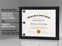 Americanflat Diploma Frame With Tempered Shatter-resistant Glass - Available In A Variety Of Sizes 10 Americanflat Diploma Frame With Tempered Shatter-resistant Glass - Available In A Variety Of Sizes -Americanflat GUEST c31641d3 79a0 4b50 a682 77dede73a12b