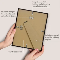 Americanflat 9x11 Picture Frame - Streamline Collection - Thin Border Photo Frame For Tabletop And Wall Display - Black 11 Americanflat 9x11 Picture Frame - Streamline Collection - Thin Border Photo Frame For Tabletop And Wall Display - Black -Americanflat GUEST c4c8833e 6a3f 44e8 b898 c204918b9962